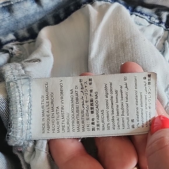 Calvin Klein Slim skinny Button Fly 29x32 Denim Jeans Bleach Dyed Look - Picture 8 of 11